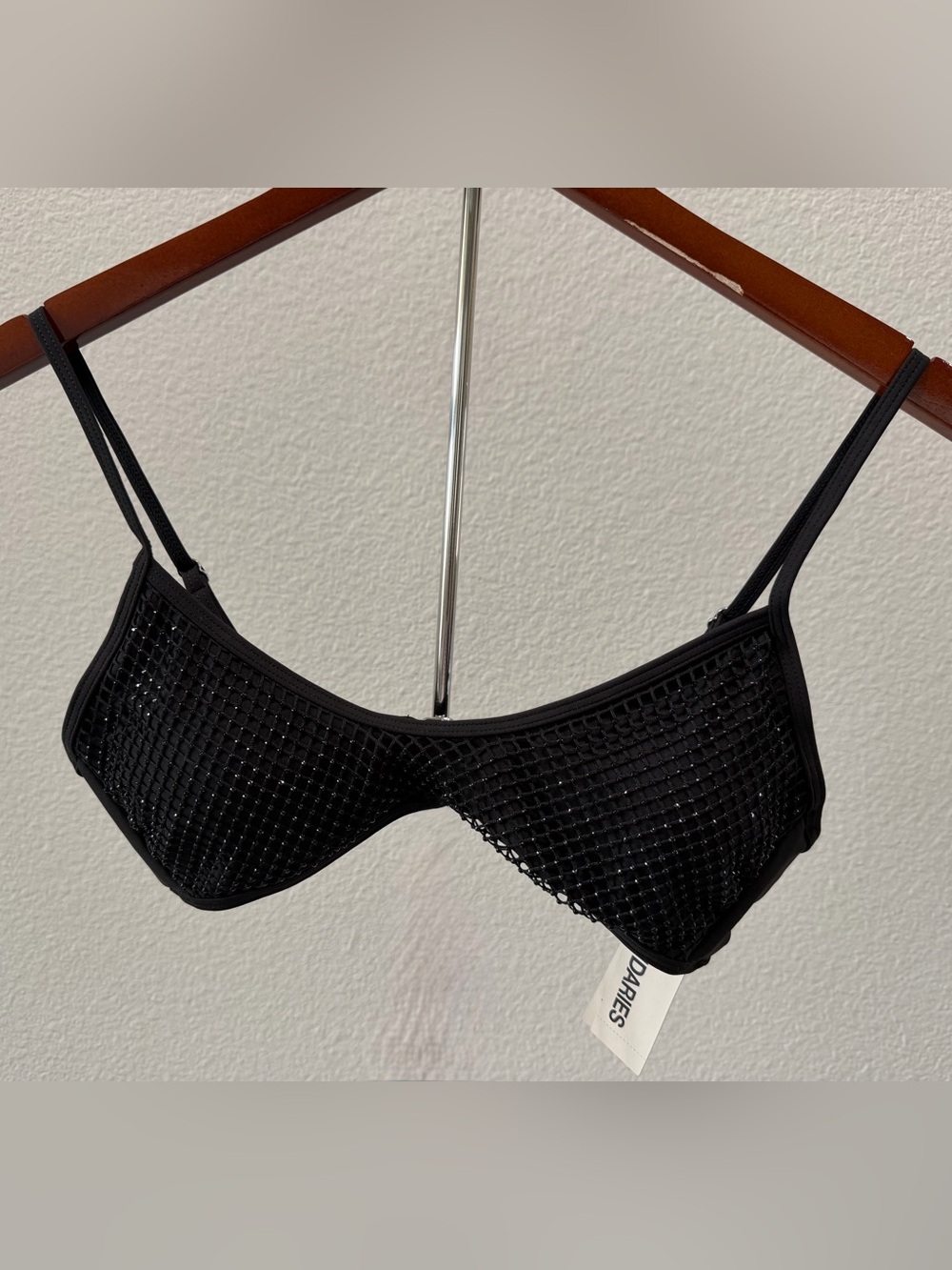 No Boundaries Black Mesh Underwire Bralette